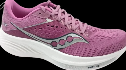 Saucony Ride 17 orchid/silver pourpe