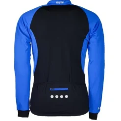 Skylar Softshell winterjack zwart/blauw