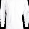 wit shirt met lange mouwen